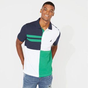 Nautica Classic Fit Colorblock Polo (Large)
